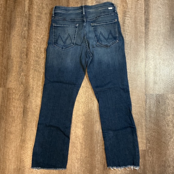 MOTHER Jeans The Insider Crop Step Fray in Sweet and Sassy Size 30 - Picture 8 of 13